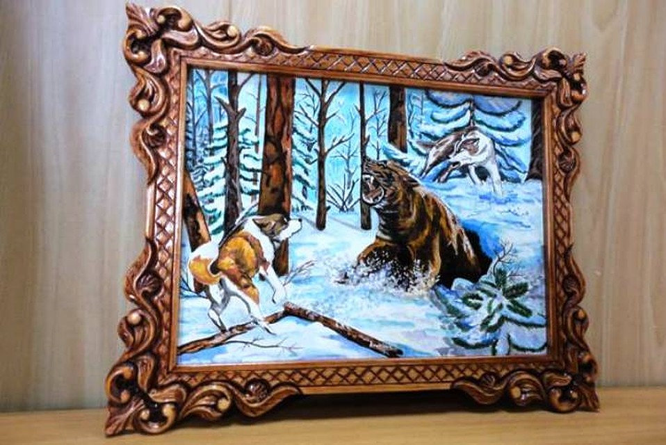 Картина маслом написана в курской ИК.
