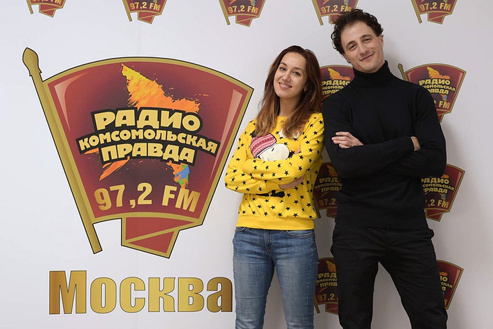 В гостях у Радио «Комсомольская правда» артисты мюзикла «Золушка» Павел Левкин и Юлия Ива