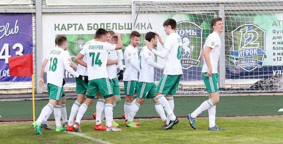 'Томь сыграла с'Рубином. Фото Дмитрий Шуба