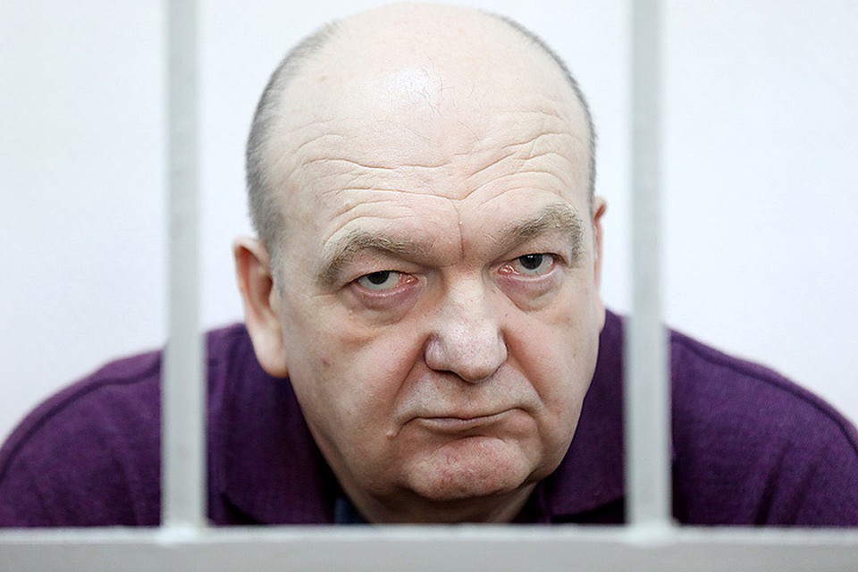 Бывший глава Федеральной службы исполнения наказаний Александр Реймер во время оглашения приговора в Замоскворецком суде. ФОТО Михаил Почуев/ТАСС