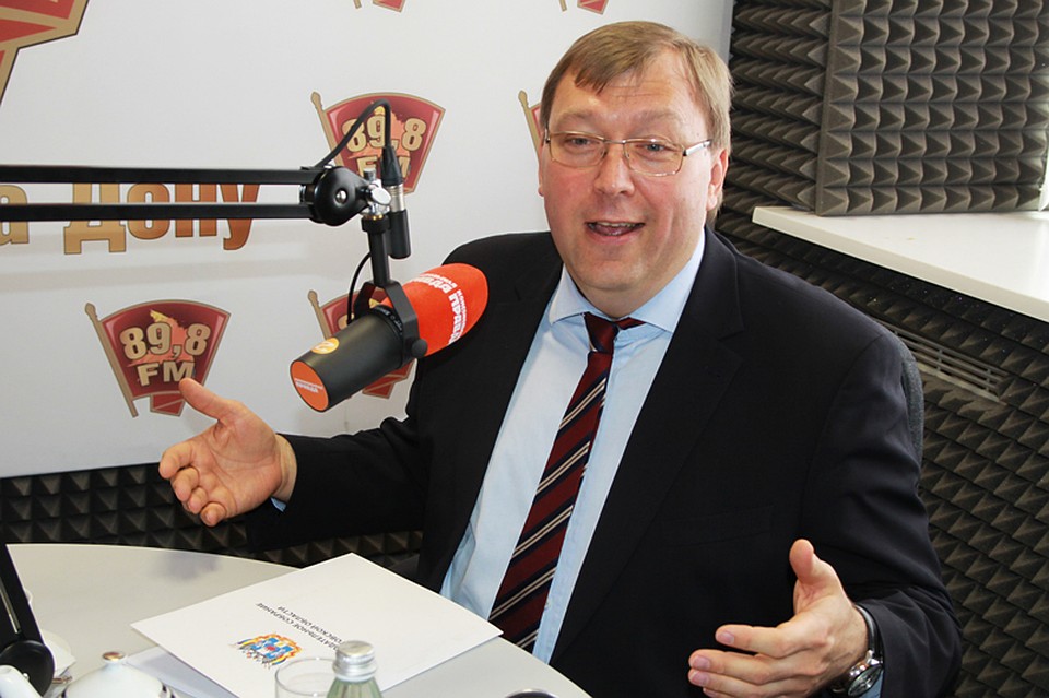 Александр Ищенко в студии радио "Комсомольская правда Ростов"