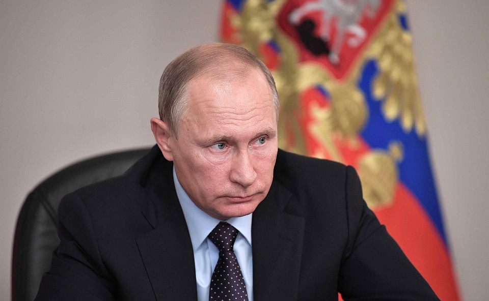 Путин особо отметил труд донских хлеборобов, собравших в этом году рекордный урожай зерна. Фото: kremlin.ru
