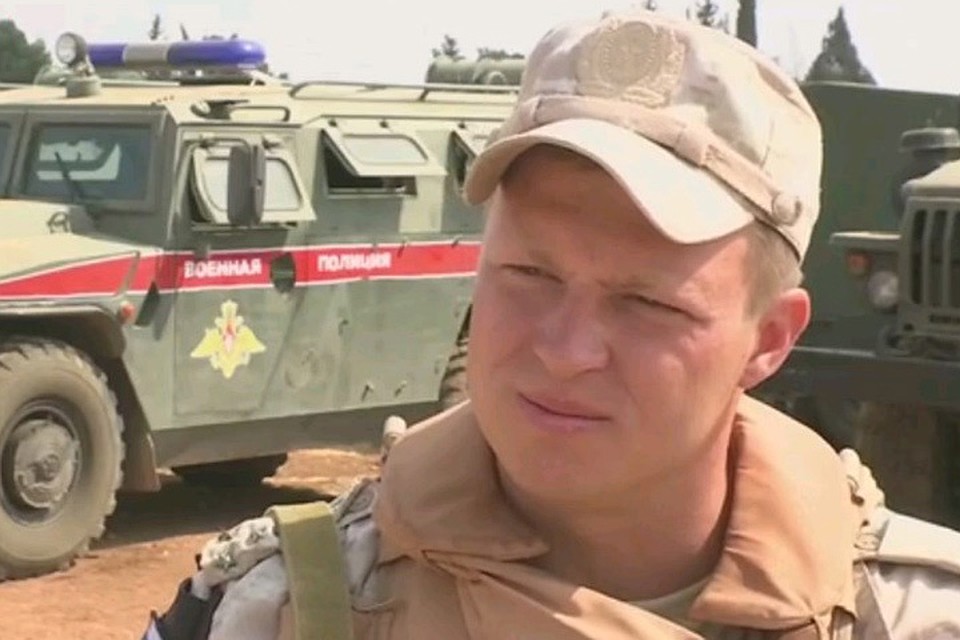 Командир взвода Военной полиции старший лейтенант Александр Самойлов