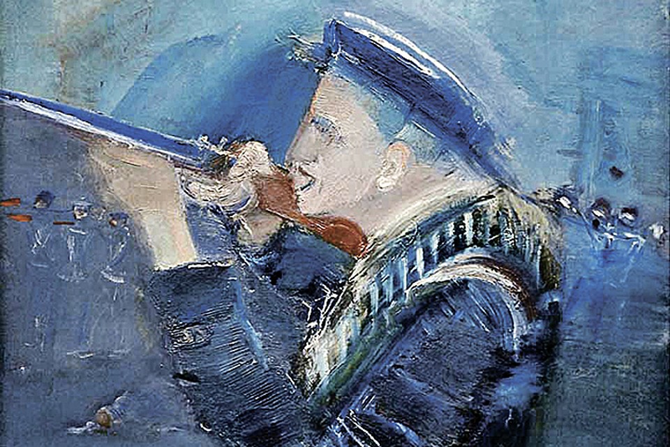 Один из рисунков Лабаса: матрос - альбатрос революции... Фото: Александр Лабас "Матрос"/Репродукция