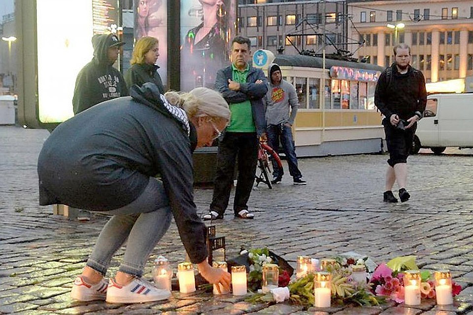 Молодой проситель убежища, вооружённый ножом, устроил 18 августа резню в центре Турку.