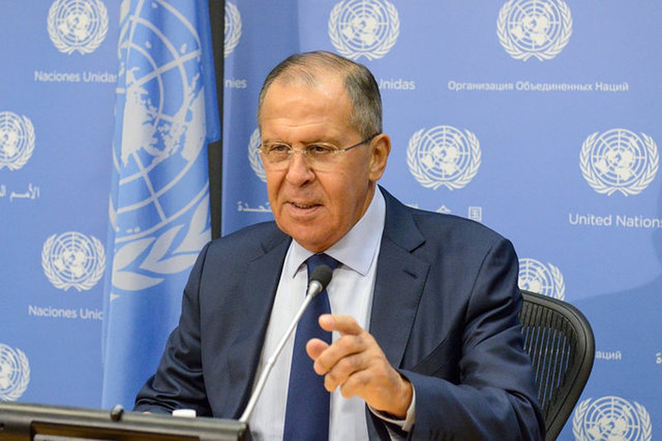 Министр иностранных дел России Сергей Лавров