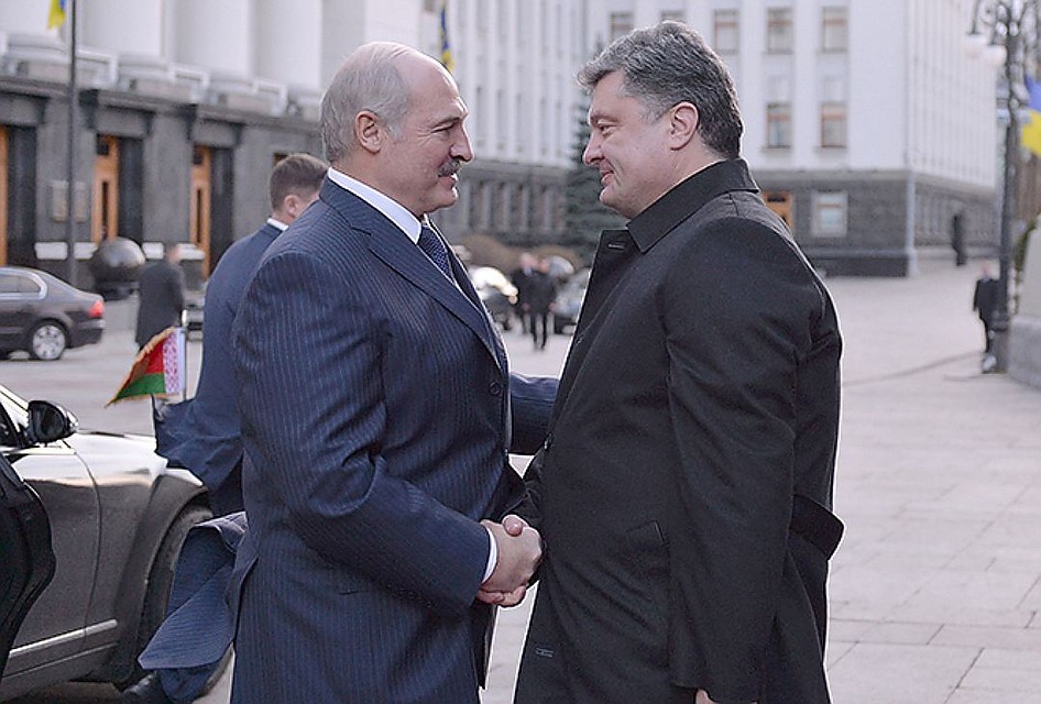Лукашенко и Порошенко недавно встречались в Украине