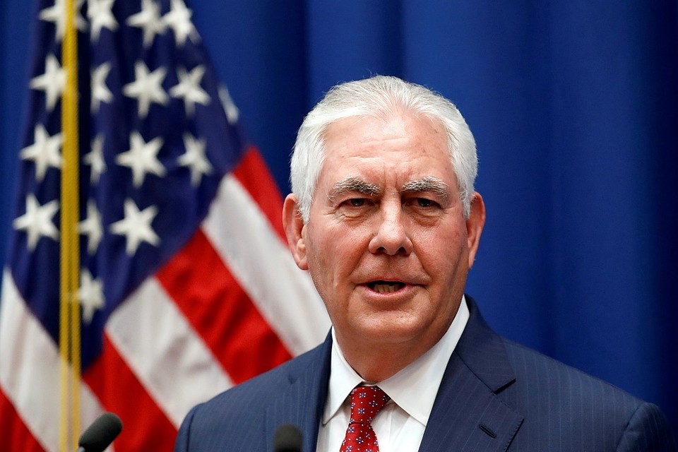 Госсекретарь США Рекс Тиллерсон
