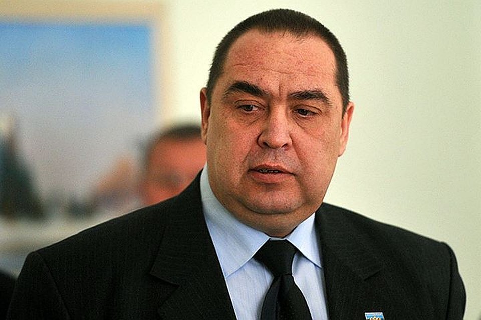 Глава Луганской народной республики (ЛНР) Игорь Плотницкий