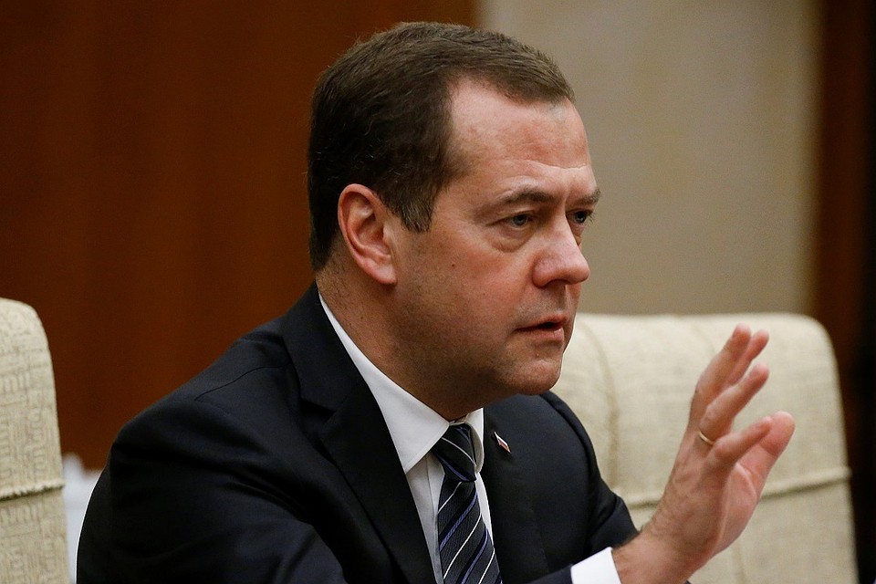 Премьер-министр России Дмитрий Медведев