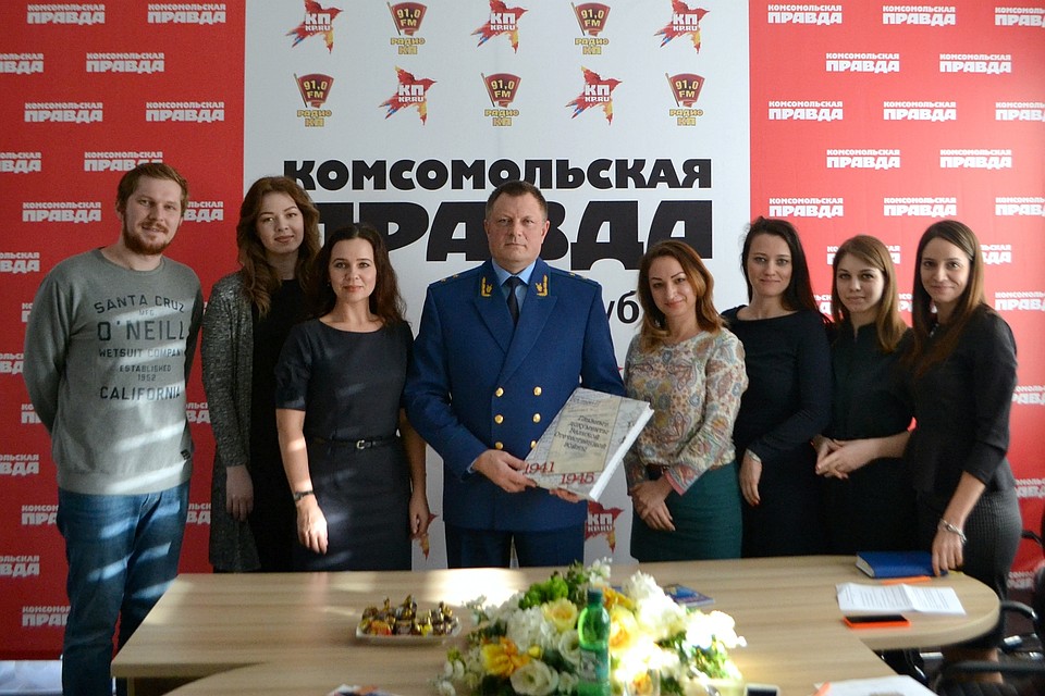 В редакции "Комсомольской правды" Сергей Табельский побывал впервые