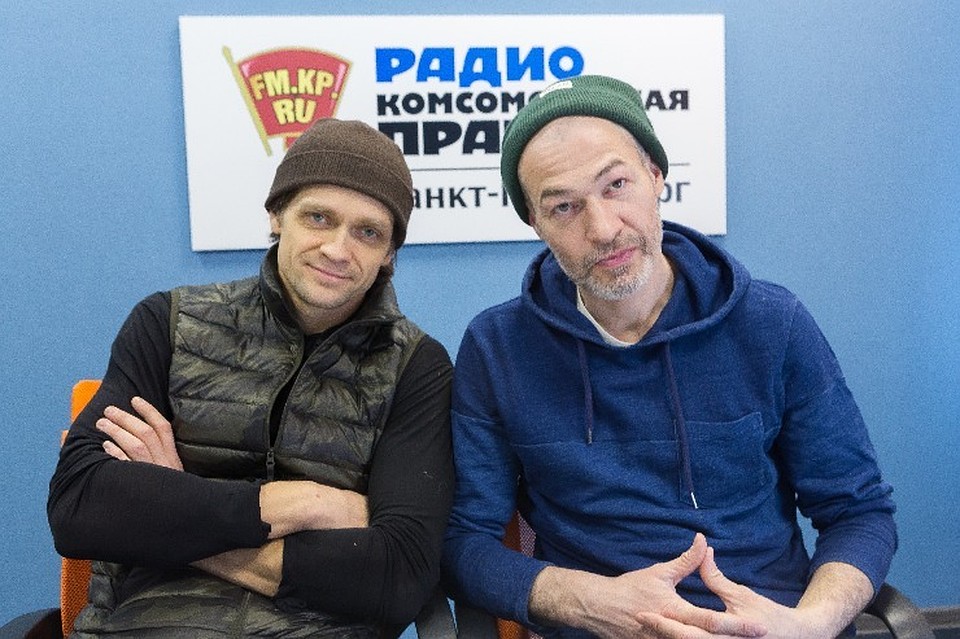 Юрий Смекалов, Александр Челидзе в студии радио «Комсомольская Правда в Петербурге»