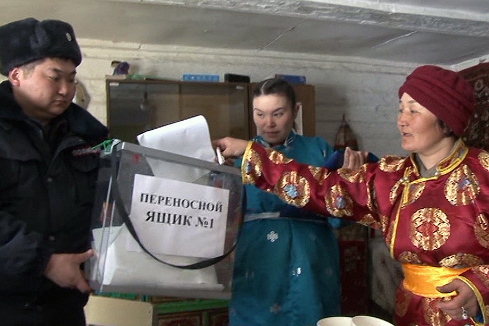 Организовать голосование в таком регионе, как Тува, не просто. Фото: предоставлено пресс-службой правительства Республики Тыва