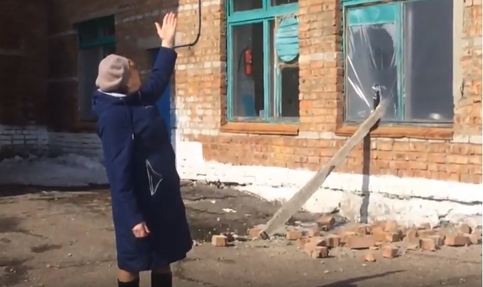 В Башкирии разрушается школа в селе Тастуба