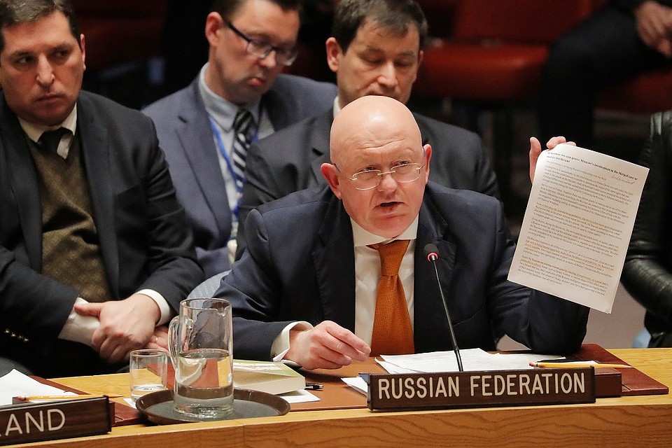 Постоянный представитель России при ООН Василий Небензя