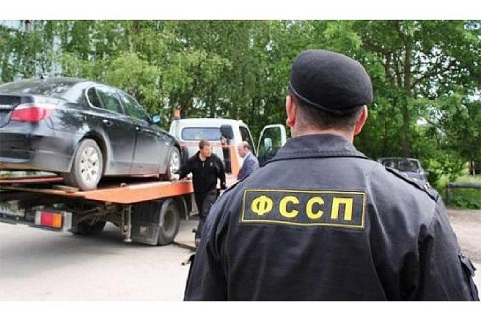 Автомобиль должника нашли на парковке и арестовали