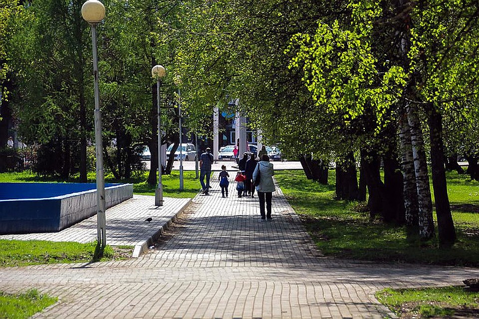 Это парк Победы и... ни одной лавочки. Фото с сайта концессионера.