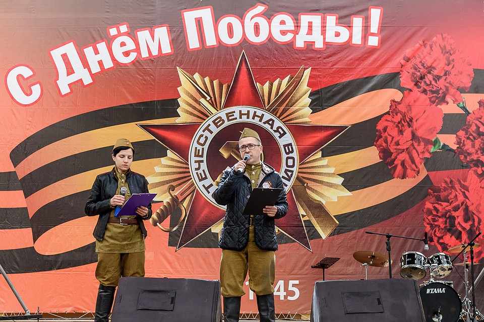 «Сибирская медиагруппа» и банк «Восточный» поздравили барнаульцев с Великой Победой