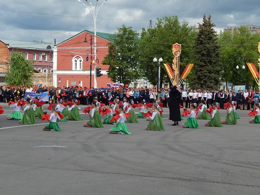 Парад детских организаций в Тамбове в 2015 году