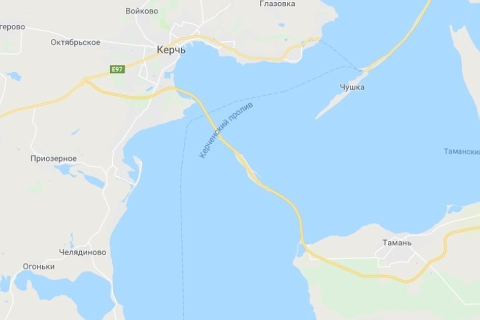 Скриншот карты сервиса Google Maps