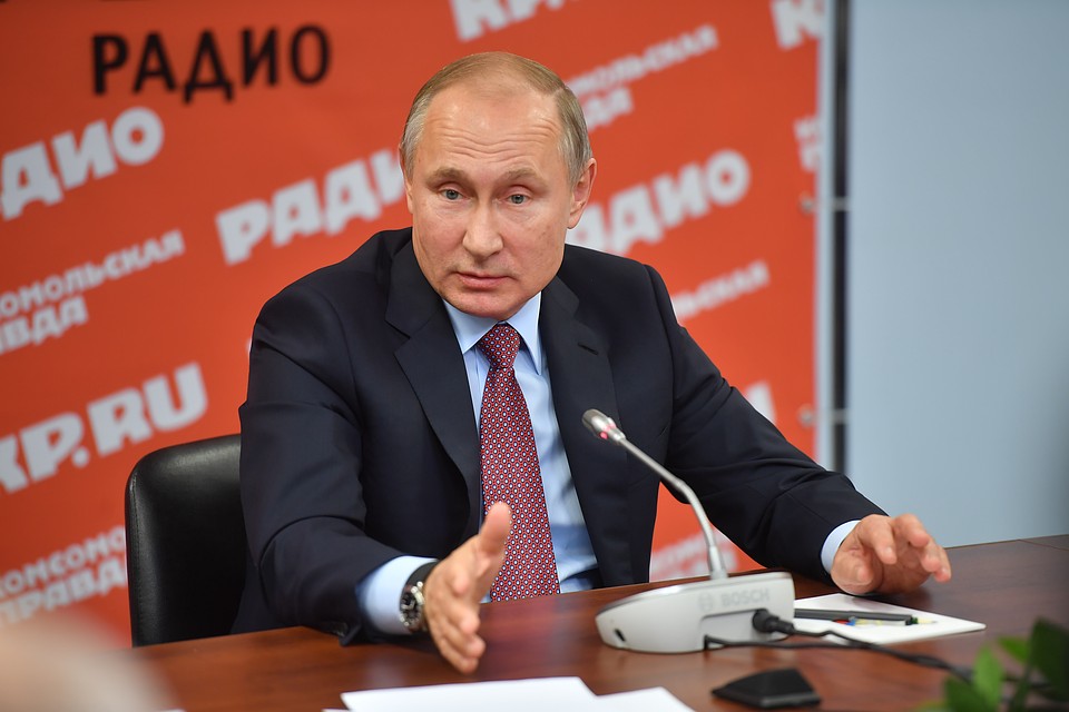 Президент РФ Владимир Путин