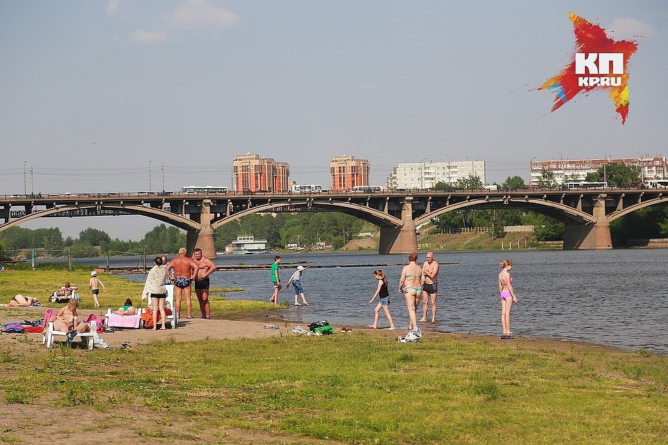 В Красноярске открылся первый пляж