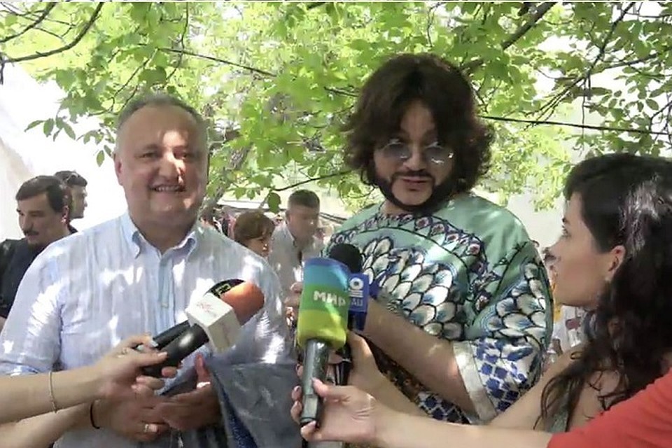 Игорь Додон и Филипп Киркоров.