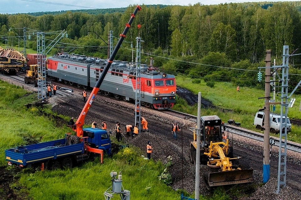 В Красноярском крае в текущем году отремонтируют более 290 километров железной дороги. Фото пресс-службы КрасЖД