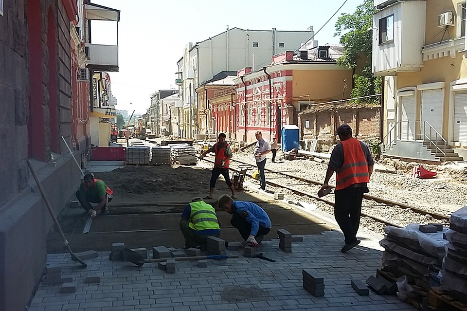 Реконструкция улицы Станиславского затянулась.