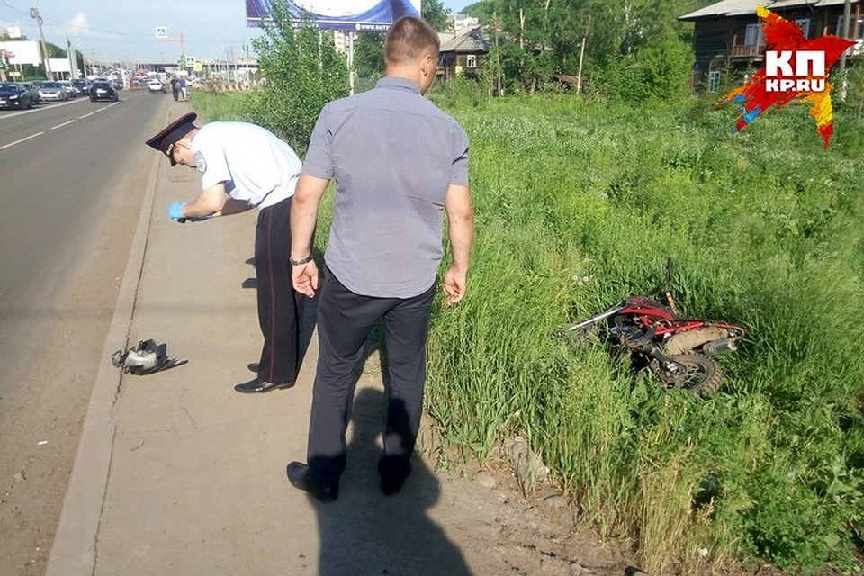 В Красноярске столкнулись мотоцикл и бетономешалка: мотоциклист погиб