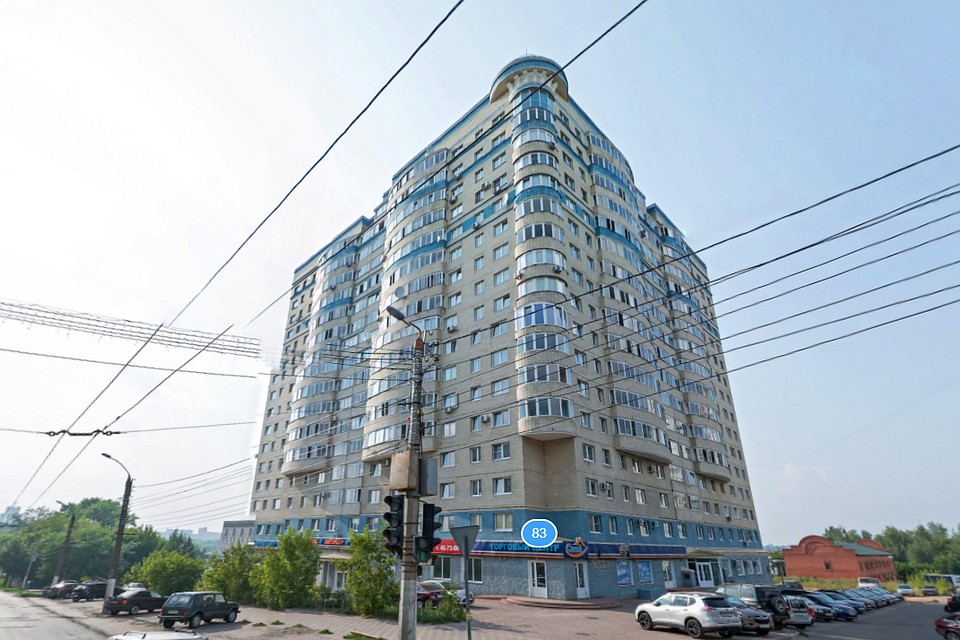 В Кирове из окна восьмого этажа выпала пожилая женщина. Фото: Яндекс.Карты