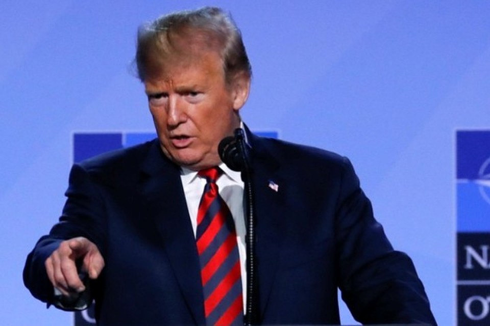 Дональд Трамп на саммите НАТО в Брюсселе
