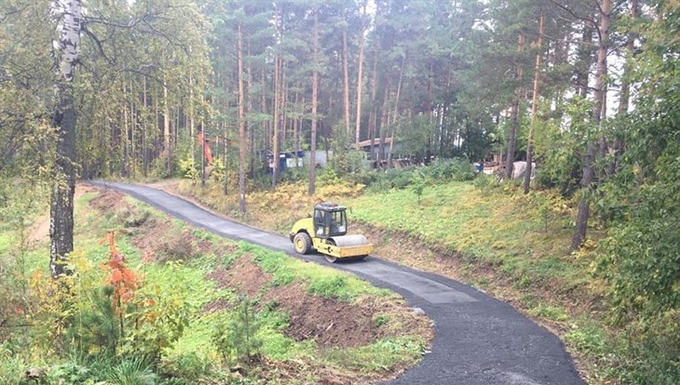 "Тропа здоровья" в Томске. Фото: пресс-служба мэрии Томска.