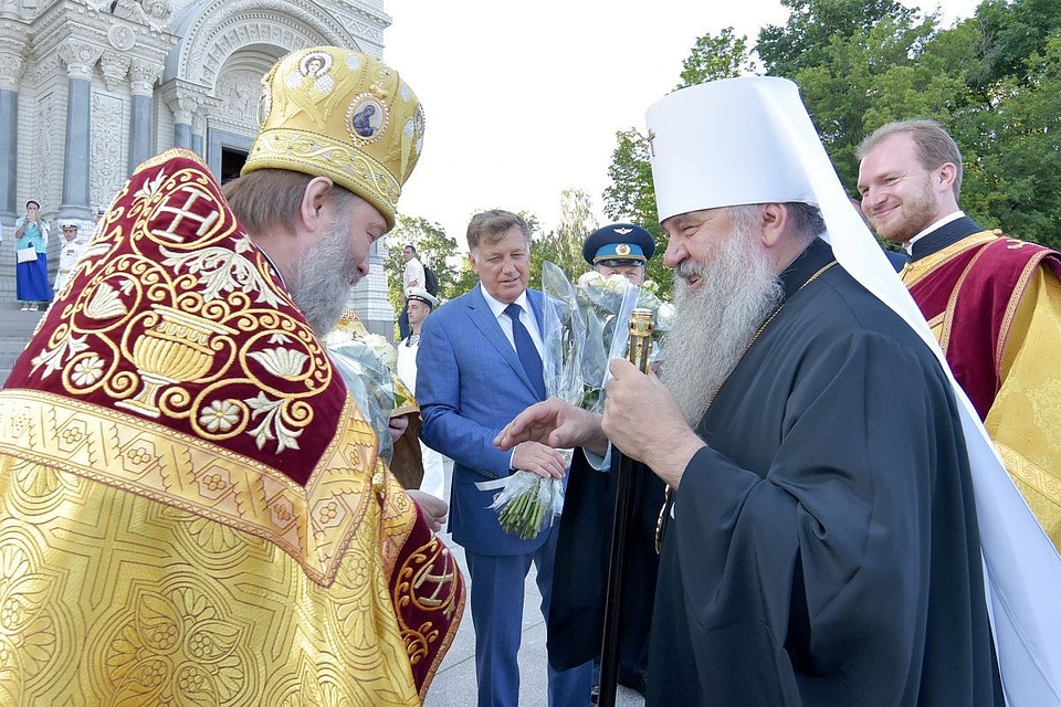 Литургия в честь Дня ВМФ Фото: Епархия Санкт-Петербурга