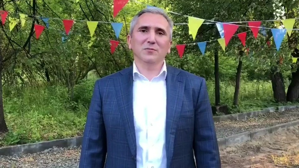 Скриншот видео, размещенного на официальной странице Александра Моора во Вконтакте