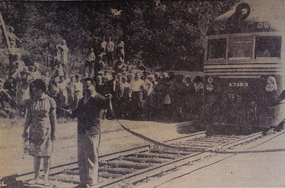 3 августа 1968 года. Первый секретарь Светлогорского горкома КПСС Василий Зубков перерезал ленточку – движение поездов на станцию Светлогорск-II открыто!