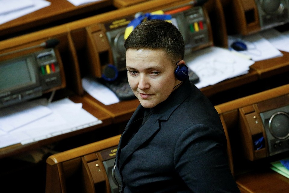Депутат Верховной рады Украины Надежда Савченко