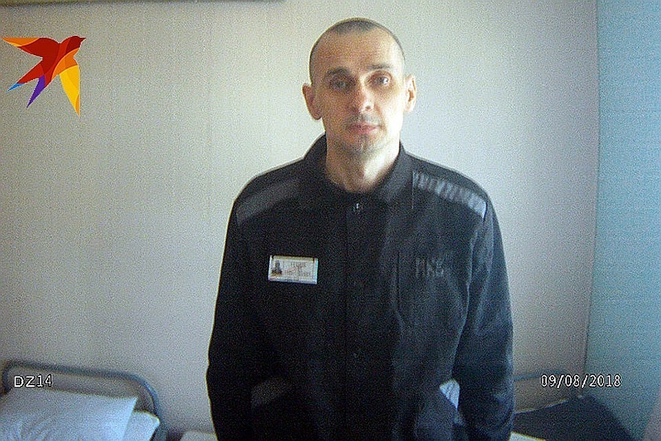 Осужденный за терроризм Олег Сенцов. Фото: Пресс-служба уполномоченного по защите прав человека в РФ