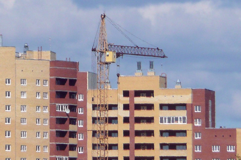 Новые дома вырастают на глазах