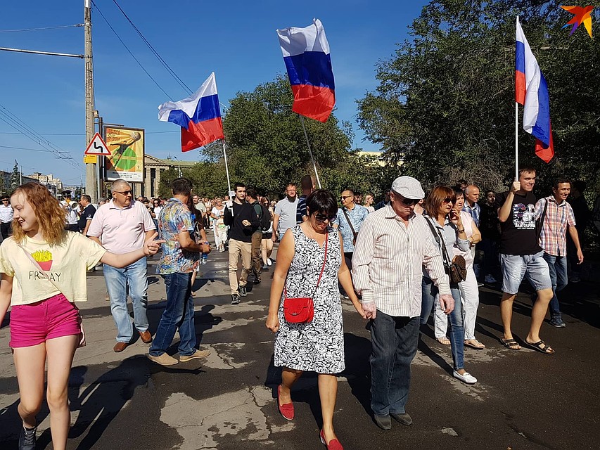 Несмотря на запрет, некоторые волгоградцы все равно пришли на шествие.