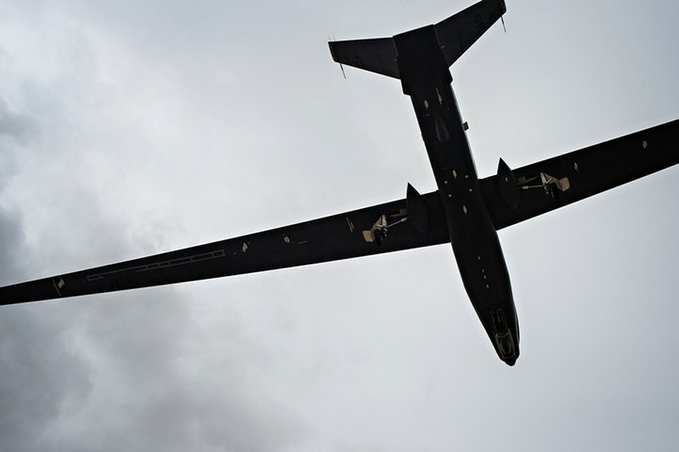 Дальний тяжелый беспилотник ВВС США RQ-4A Global Hawk