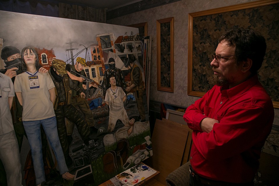 Альберт Растяпин рисует новости.