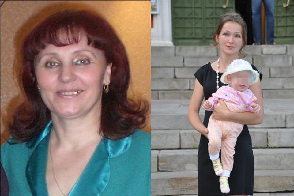 Валентина Ярцева (слева) и Наталья Сухадаева с дочкой Настей