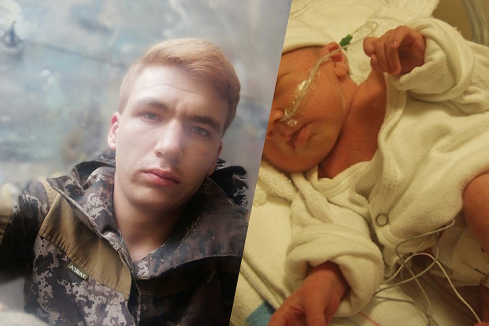 Аркадий поделился своей редкой кровью с малышкой Валей. Фото: соцсети
