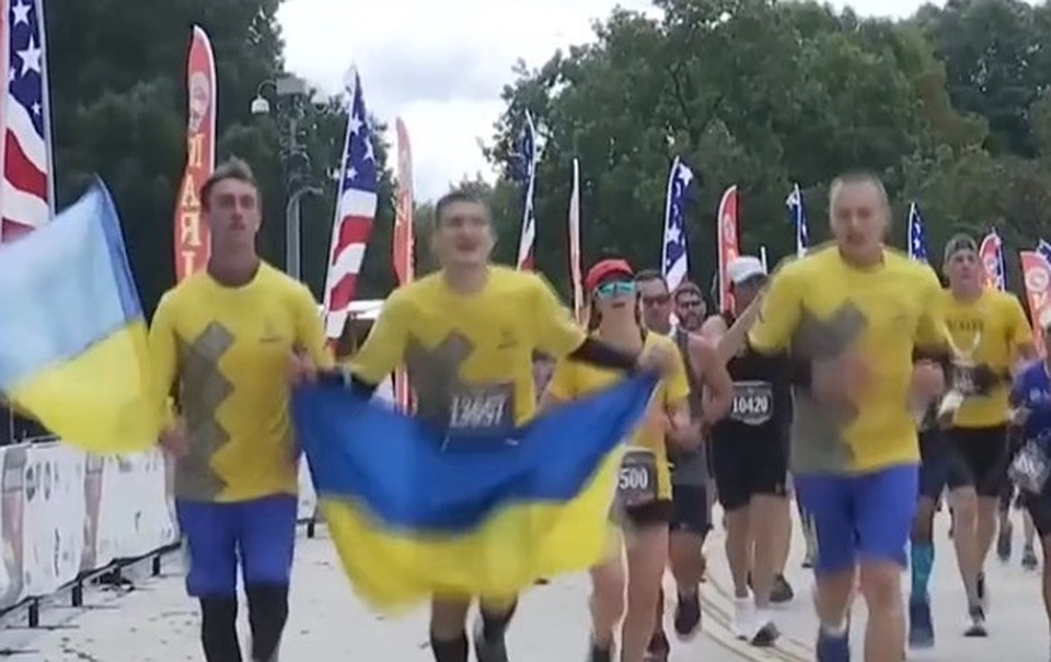 Украинские бегуны. Фото: novorosinform.org