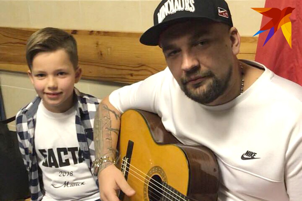 6-летний минчанин спел с Бастой в «Минск-Арене»: «Это память на всю жизнь!» Фото: личный архив