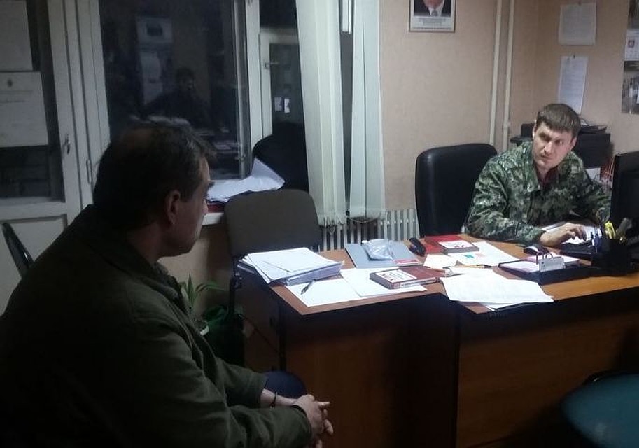 Подозреваемый на допросе