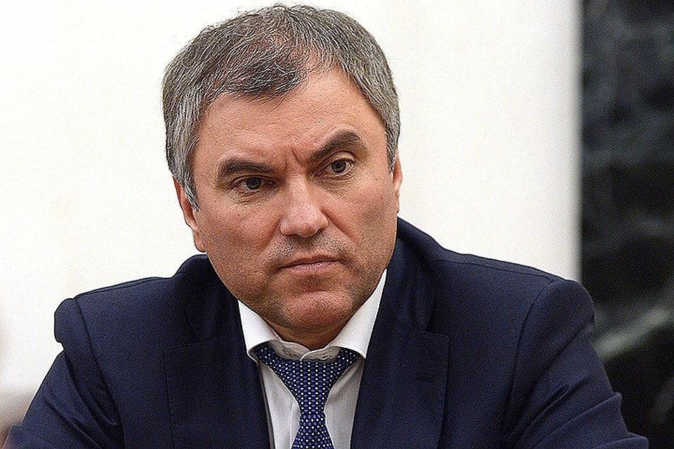 Спикер Госдумы РФ Вячеслав Володин. ФОТО Алексей Никольский/пресс-служба президента РФ/TACC