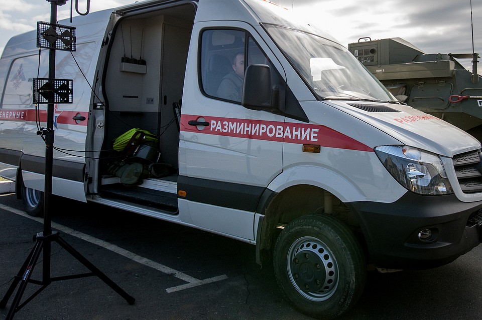 Администрации области и Советского района эвакуировали.