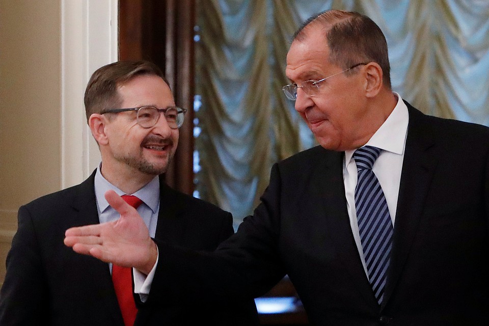 Томас Гремингер и Сергей Лавров.